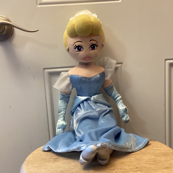 Disney Other - Disney Store Cinderella Princess Embroidered Plush Stuffed Doll